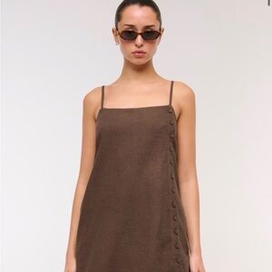 Abercrombie & Fitch Brown Jumpsuit